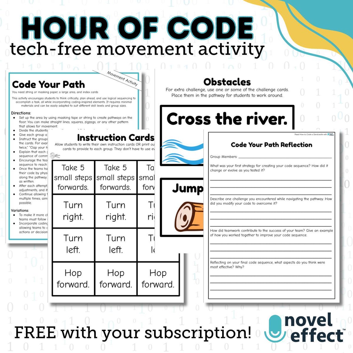 Unplug and upgrade your lessons with our FREE coding movement activity: buff.ly/3T9whqs Show students how to 'debug' puzzles without a screen and teach coding concepts through action - because sometimes the best way to 'reboot' learning is to go offline and get moving!