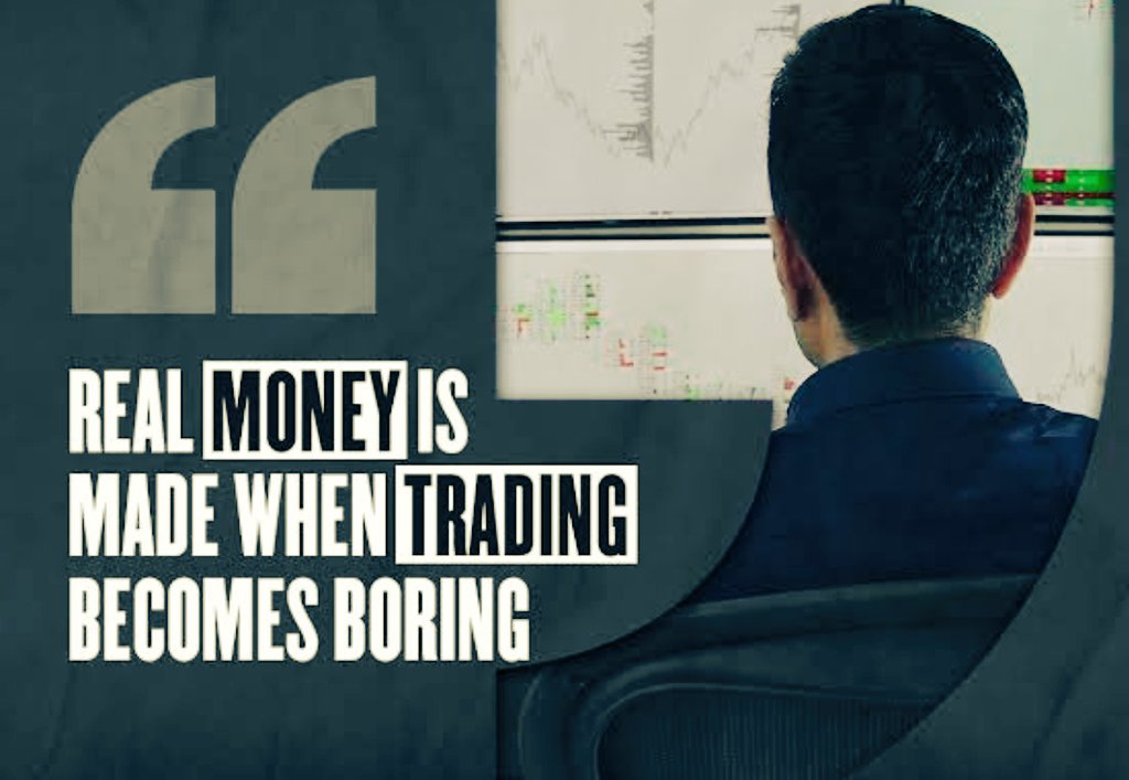 Shyam_Nair_'s tweet photo. Professional trading is always boaring &amp; monotonous in nature which is opposite to the general view that trading is exciting. A beginner will always have that unconscious excitement which will get suppressed &amp; finally nullified during the evolution.
#Traders #TradingForaLiving https://t.co/wqFferP2pH