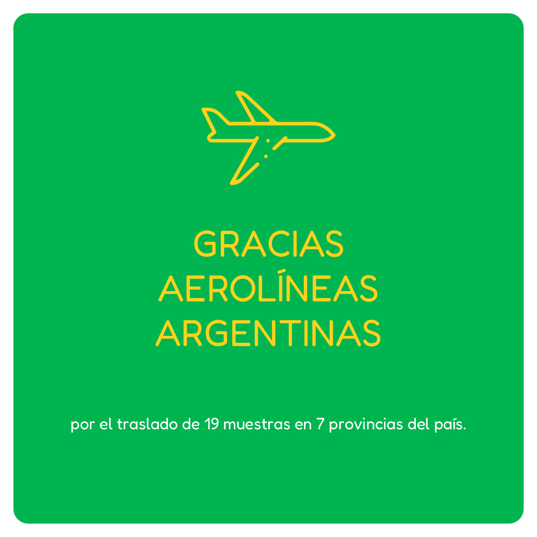 Agradecemos a @Aerolineas_AR por continuar colaborando con el traslado de muestras 💪✈ Seguimos trabajando por los niños con cáncer de todo el país 🙌