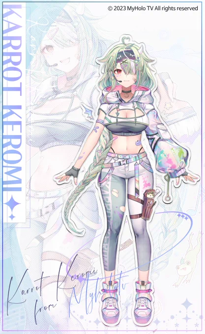 I worked on Karrot's new costume :) I was really happy to be part of it !! 
