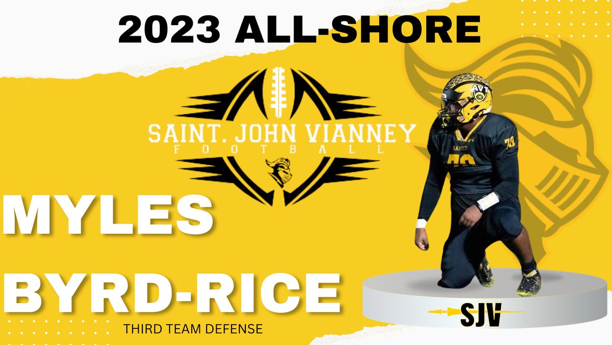 Congratulations to both <a href="/LucaMinardo26/">Luca Minardo</a> and <a href="/mylesbyrdrice1/">Myles Byrd Rice</a> on being selected to the <a href="/APPSportsDesk/">APPSportsDesk</a> All Shore Team! 

<a href="/Coach_Papcun/">Coach Papcun</a> <a href="/SJVHS/">Saint John Vianney High School</a> @SJVHS_Athletics 

🤟🏾F. A. M. I. L. Y. 🤟🏼