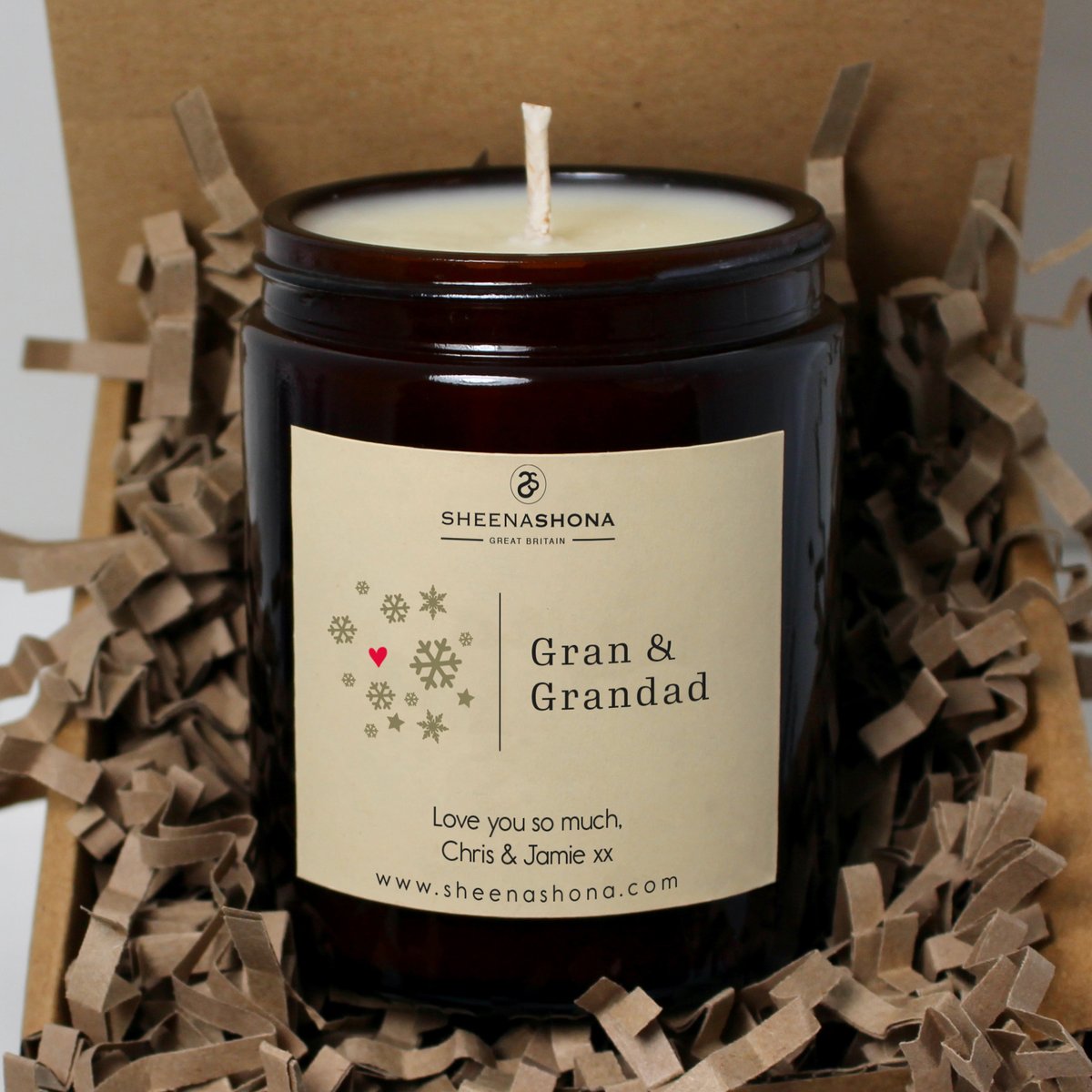 Surprise Your #Gran &amp; #Grandad with The Perfect #Christmas Message. #Shop Christmas #Handmade 100% #Soya #Wax #Candles <a href="/Sheenashona/">Sheenashona</a>. Choose Your Recipient, Then Your Candle Jar, Your Fragrance, Add Your Message, Pay &amp; Post bit.ly/3RrXxzy