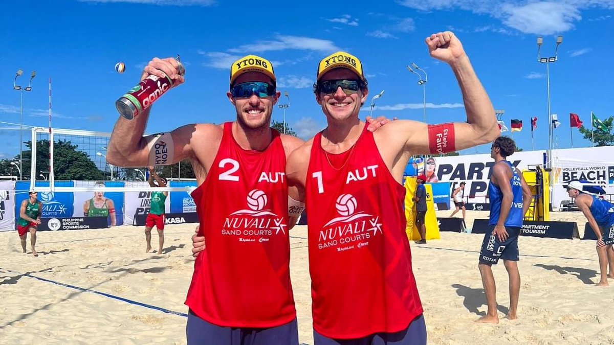 #ByNikiMarkov 
🇦🇹 Seidl & Pristauz achieve new high in World Ranking 
🇱🇹 Stankevicius & Knasas in the top 30 for the first time 
en.volleyballworld.com/news/seidl-pri… 
#FIVBWorldRanking #BeachProTour #RoadToParis #beachvolleyball #плаженволейбол 
@Volley_Austria @TinklinisLT