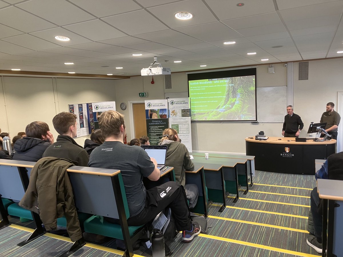 Bangor Uni Forestry (@buforestry) on Twitter photo a very warm welcome to two <a href="/BangorUni/">Bangor University</a> alumni Charles Gittins (BSc Forestry 1987) & Ed Shelton (BSc Forestry 2021). Sharing advice and insights with @BangorSNS students about #graduate #forestry #careers <a href="/scotwoodlands/">Scottish Woodlands</a> a very warm welcome to two <a href="/BangorUni/">Bangor University</a> alumni Charles Gittins (BSc Forestry 1987) & Ed Shelton (BSc Forestry 2021). Sharing advice and insights with @BangorSNS students about #graduate #forestry #careers <a href="/scotwoodlands/">Scottish Woodlands</a>