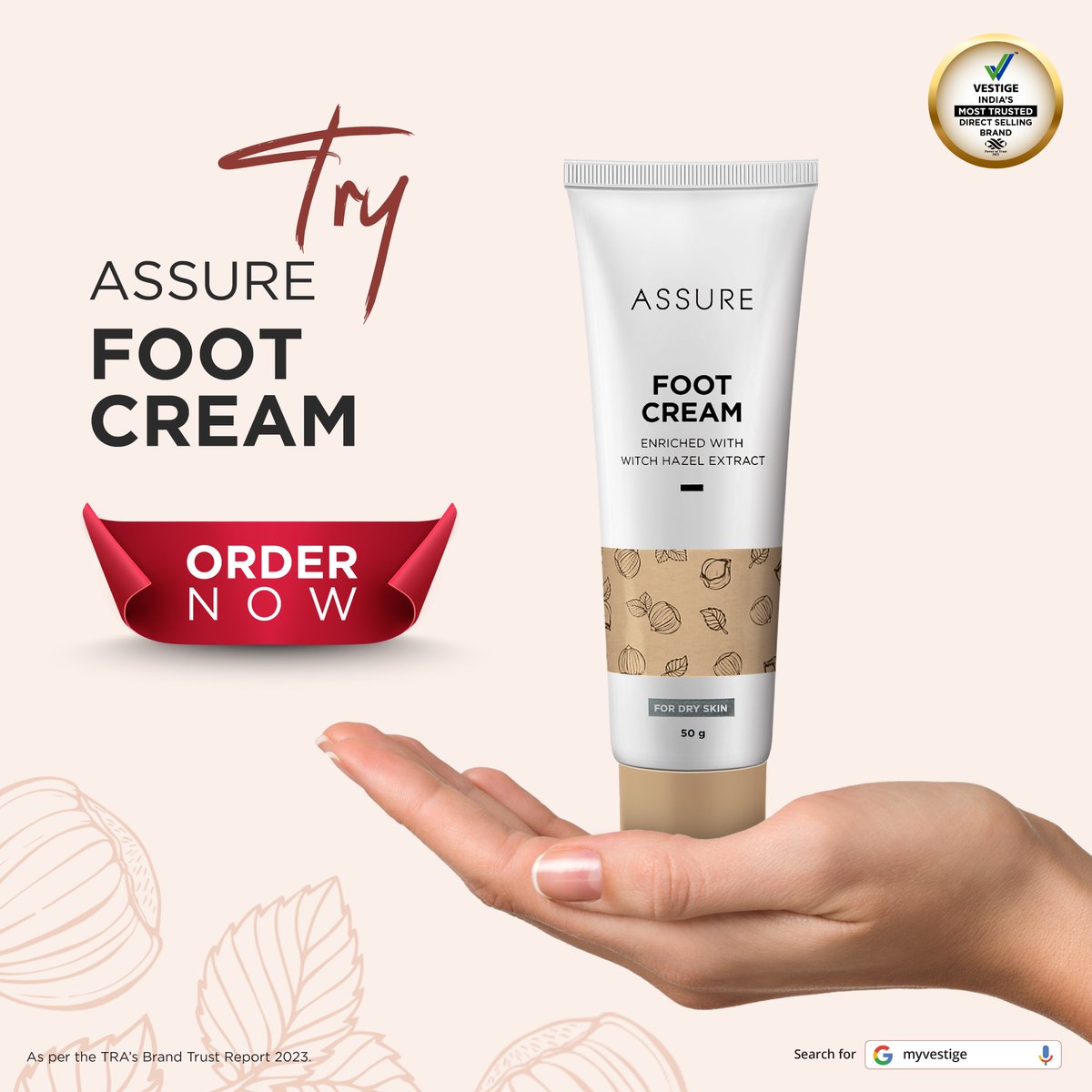 Still dealing with dry feet and cracked heels?

This Winter, find the perfect solution for both the problems with Assure Foot Cream.

Buy now!

#vestige #vestigeindia #winter2023 #wintertime #footcream #witchhazel #moisturisedskin