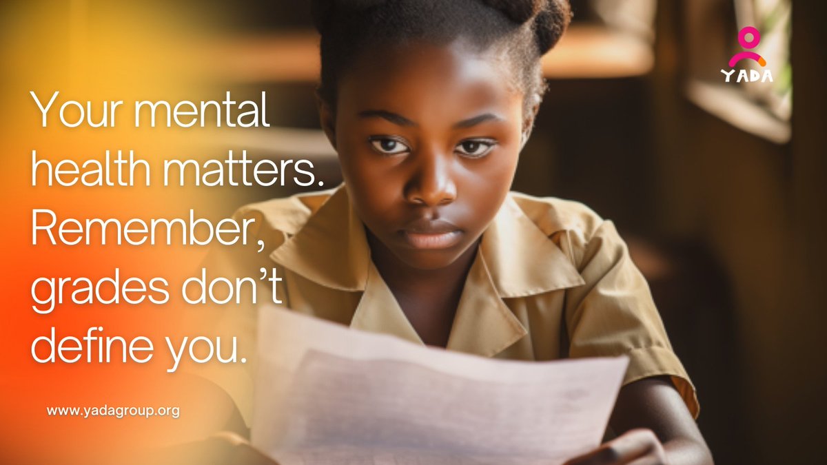 YadaGroup's tweet photo. Your mental well-being matters as much as your academic success. Prioritise self-care, listen to your emotions and seek help when needed.
#MentalHealthMatters #YouAreMoreThanYourGrades https://t.co/FgHcIsQ0K2