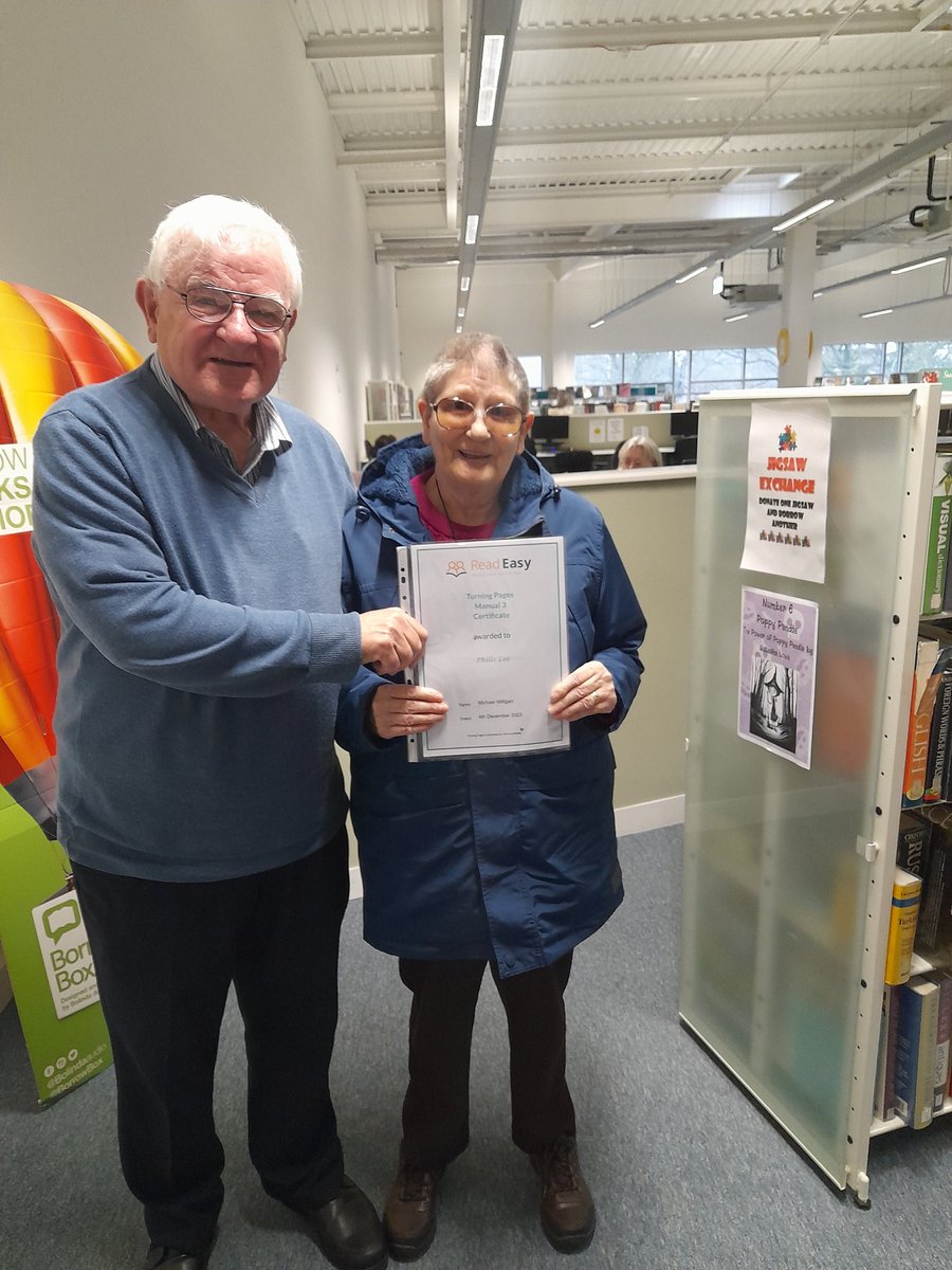 Read Easy Manchester South & West (@readeasymsw) on Twitter photo Lovely to report that Philis has finished her third reading manual. Two left to finish the course! Philis is in her 80s and couldn't read until she started with <a href="/ReadEasyMSW/">Read Easy Manchester South & West</a> earlier this year. Here she is with coach Mike. facebook.com/readeasymanche… Lovely to report that Philis has finished her third reading manual. Two left to finish the course! Philis is in her 80s and couldn't read until she started with <a href="/ReadEasyMSW/">Read Easy Manchester South & West</a> earlier this year. Here she is with coach Mike. facebook.com/readeasymanche…