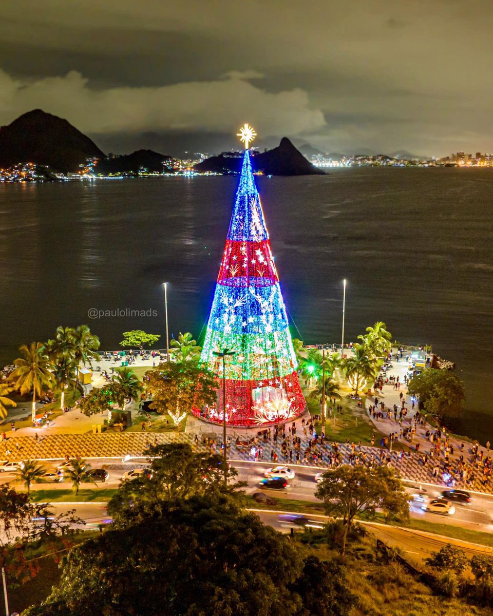 SoudeNiteroi1's tweet photo. Árvore de Natal de São Francisco inaugura no próximo domingo, dia 10. 

A árvore terá 50 metros de altura e 15 mil lâmpadas LED em tons de azul, verde e vermelho. 

Ela será iluminada todos os dias após o pôr-do-sol.

Todas as informações em nosso instagram @eusoudeniteroi https://t.co/CHJttdmMgK