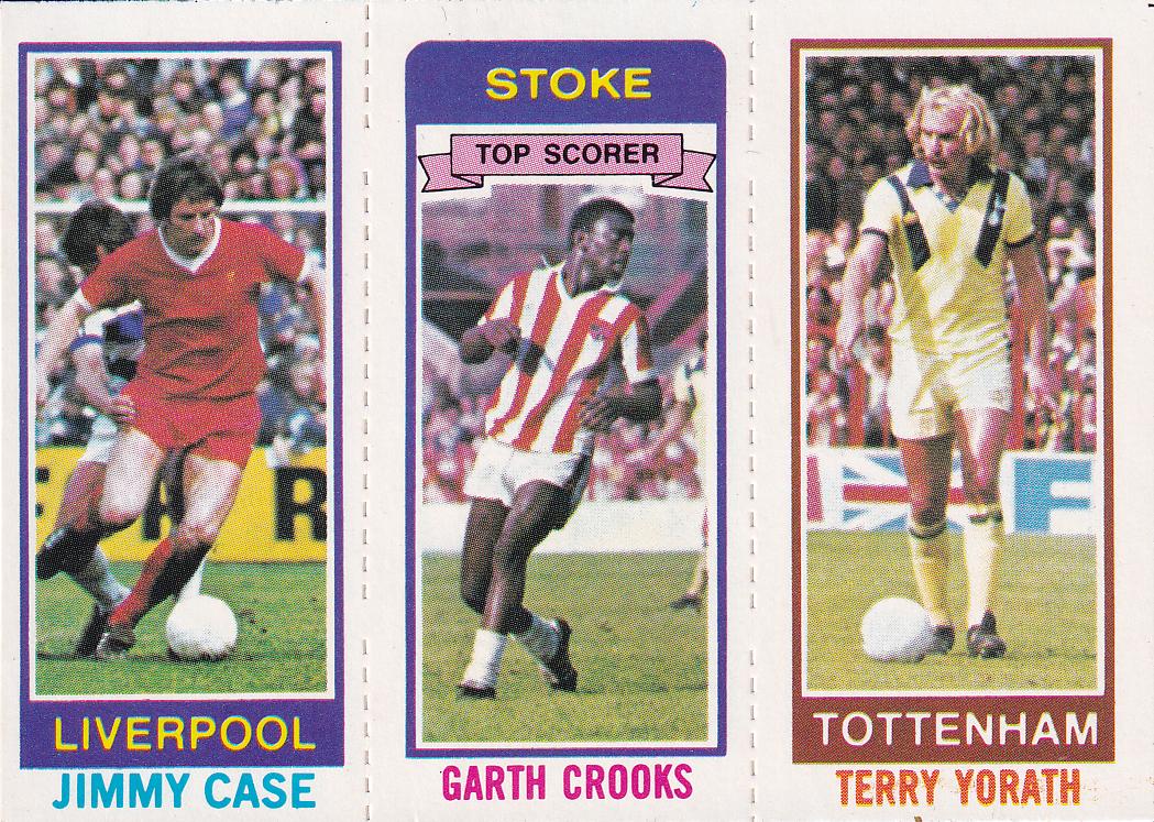 cigarettecard's tweet photo. Lot 79 in our December #auction is a #Topps set of LT66 #Footballers pink back 1980 with three players per card and quiz question back #vintage #1980s #tradecards incl #JimmyCase #GarthCrooks, #TerryYorath, #EmlynHughes #GlenHoddle https://t.co/AESvFrdVy5 https://t.co/2uREOyKcTM