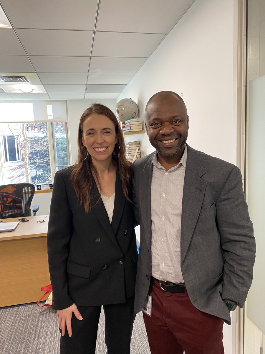 Inspiring time connecting with New Zealand former Prime Minister Jacinda Ardern. It was reassuring for me to continue to demonstrate leadership through my values. We talked about global issues, including the 2 millions internally displaced Cameroonians due to the ongoing war.