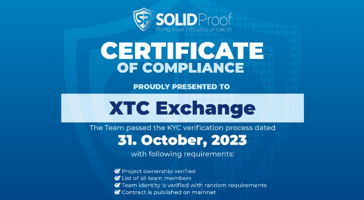 New #airdrop: XTCToken (Random 1000)
Reward: 500 XTC (~$15)
News: SolidProof
Distribution date: After listing

🔗Airdrop Link: t.me/XTCTokenAirdro…

Also the top 200 referrals will each get more XCT tokens