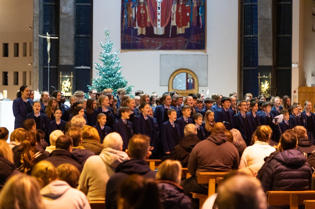 SJPHeadteacher's tweet photo. Over 130 of our students performed at the @HFCMAT #AdventService at Liverpool Metropolitan Cathedral last night. They sang an impressive program in both Zulu and Latin and were an absolute credit to our school community. A huge well done and congratulations to all involved. https://t.co/o5fpuPbymG