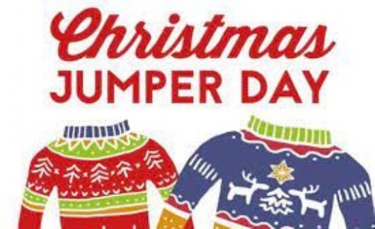 pupil_pupilreps's tweet photo. @primaryandrew Tomorrow is Christmas Jumper Day! We hope you have looked out your Christmas jumpers. Remember your donation tomorrow (recommended £1 but whatever you can afford). 🎅🏻🎄 https://t.co/RLk1r9drik