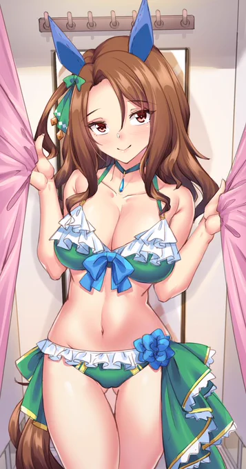 #くそ寒いので水着絵を貼る 