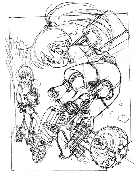 怪獣が好きで怪獣の絵を描く。 乗り物が好きで、乗り物の絵を描く。  それは、描く事によって目の前の紙にカタチにして【自分のものにした】って思える。  ホントに手に入った訳じゃ無いが、そんな気がする。   馬鹿らしく思えるかも知れないが、絵を描くエネルギーってその辺から。