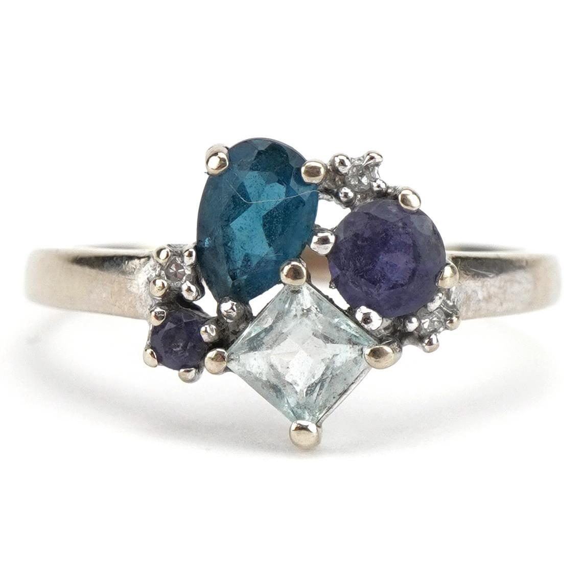 eastbourneauct's tweet image. Get ready for our Antique, Vintage &amp;amp; Modern Jewellery Auction, starting on 6th Dec 2023 at 9:30 AM!

Lot 326 is a 9ct white gold multi-gem ring set with colourful stones.

Explore the catalogue: bit.ly/3Rfqhv4

#9ctwhitegold #multigemring #eastbourneauctions