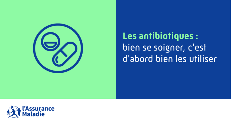 Assur_Maladie's tweet photo. #Prévention | Pour sensibiliser la population au bon usage des #antiobiotiques et lutter contre l’antibiorésistance, @SantePubliqueFr, @Sante_Gouv et l’#AssuranceMaladie lancent une campagne de prévention sur l'utilisation de ces médicaments 💊

En savoir plus ⤵️