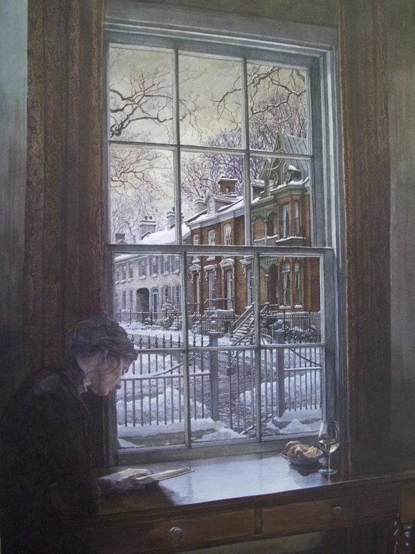 JohnConstableRA's tweet photo. Fading Light by Debra Tate-Sears  Watercolour https://t.co/LICF9jmUIR