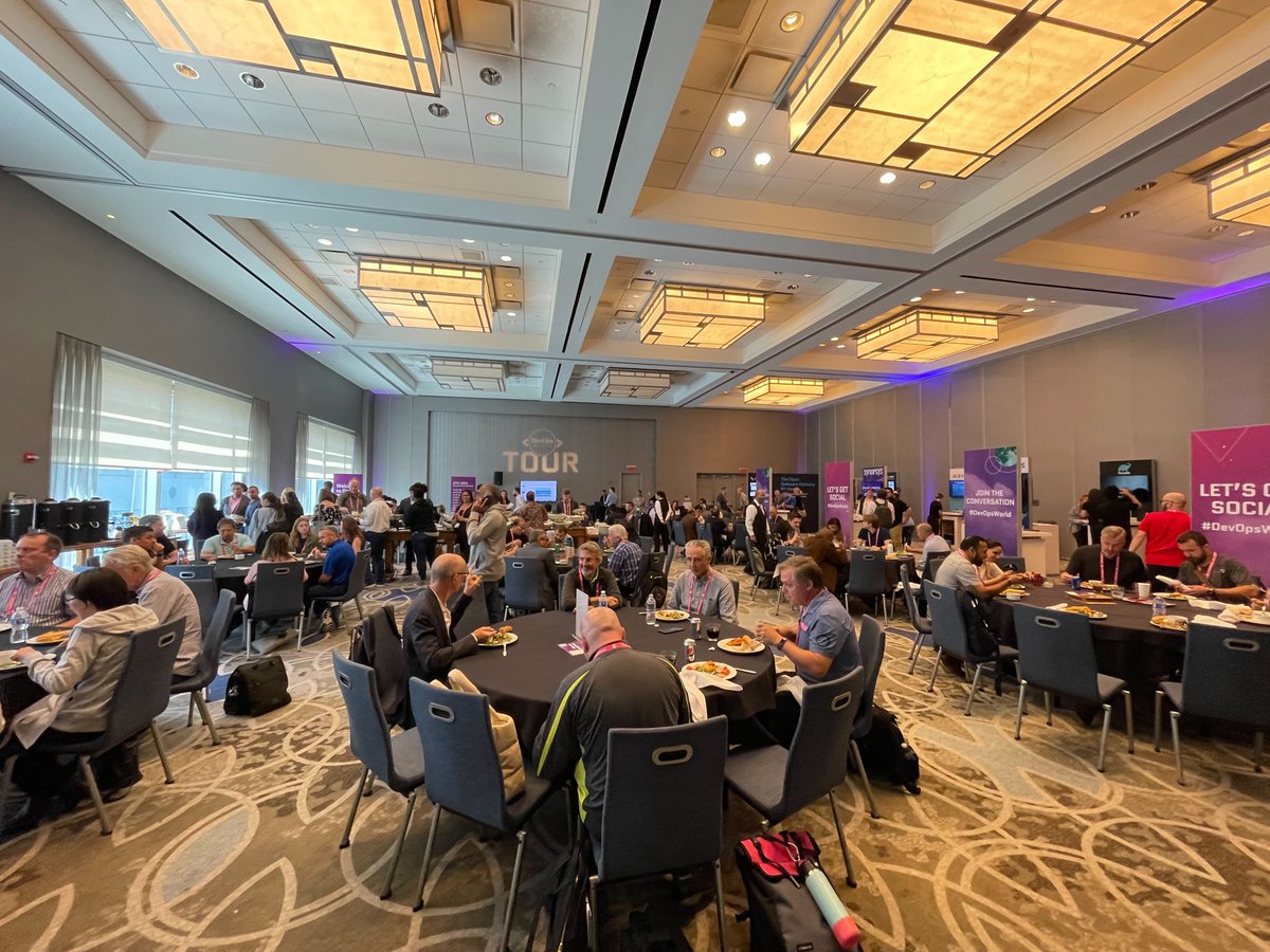 devopsworldconf's tweet image. Get ready to recharge, #DevOpsWorld London! 🍽️ Time for a lunch break as we keep the conversations flowing. This is your unique chance to interact with our outstanding speakers and explore radical concepts! 

Forks at the ready, let&apos;s dive in! #DevOps #NetworkingLunch