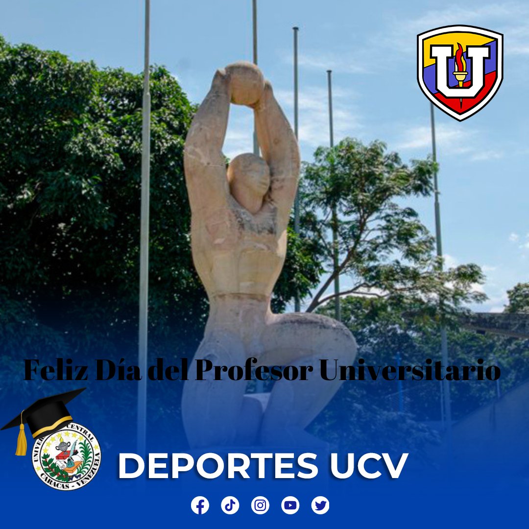 ddeportesucv's tweet image. Hoy 05 de Diciembre se celebra el Día del Profesor Universitario.
“Ser profesor es la elección de una forma de vida que se asume desde la labor diaria, las exigencias, la lucha, el agotamiento, la esperanza y la alegría de hacer lo que eligieron ser",
José Manuel Estrada