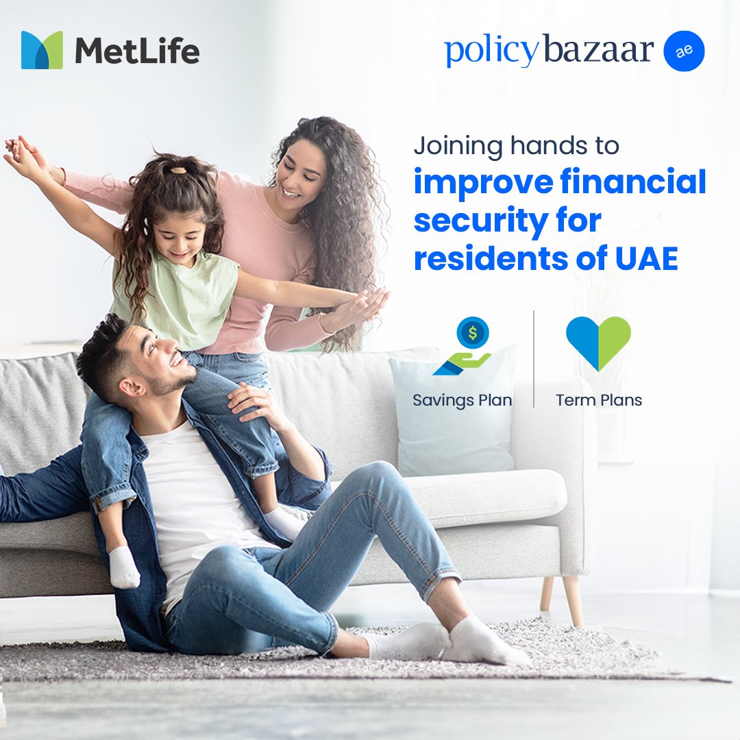 PolicybazaarUAE's tweet image. Policybazaar.ae &amp;amp; MetLife Insurance join forces to make #insurance accessible &amp;amp; affordable for everyone in the UAE!

Compare, select, &amp;amp; buy MetLife's Life, Investment &amp;amp; Savings plans easily on !

#PolicyBazaarUAE #MetLifeInsurance #UAE