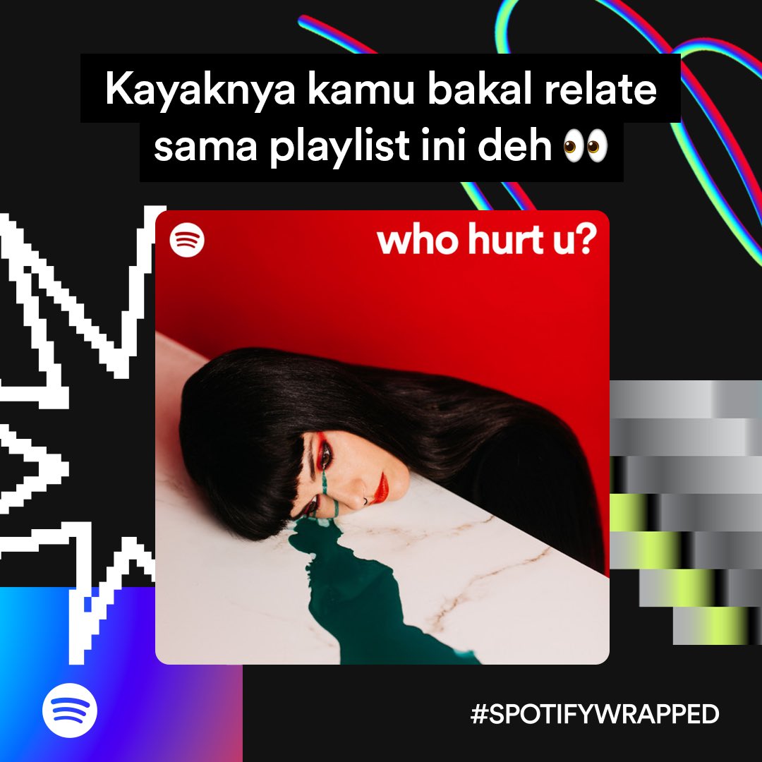Terlebih buat yang Top Song-nya ada “Backburner” @nikizefanya, “Tak Segampang Itu” @anggxiety, atau “Jiwa Yang Bersedih” @gheaindrawari10 😂🫣 #SpotifyWrapped