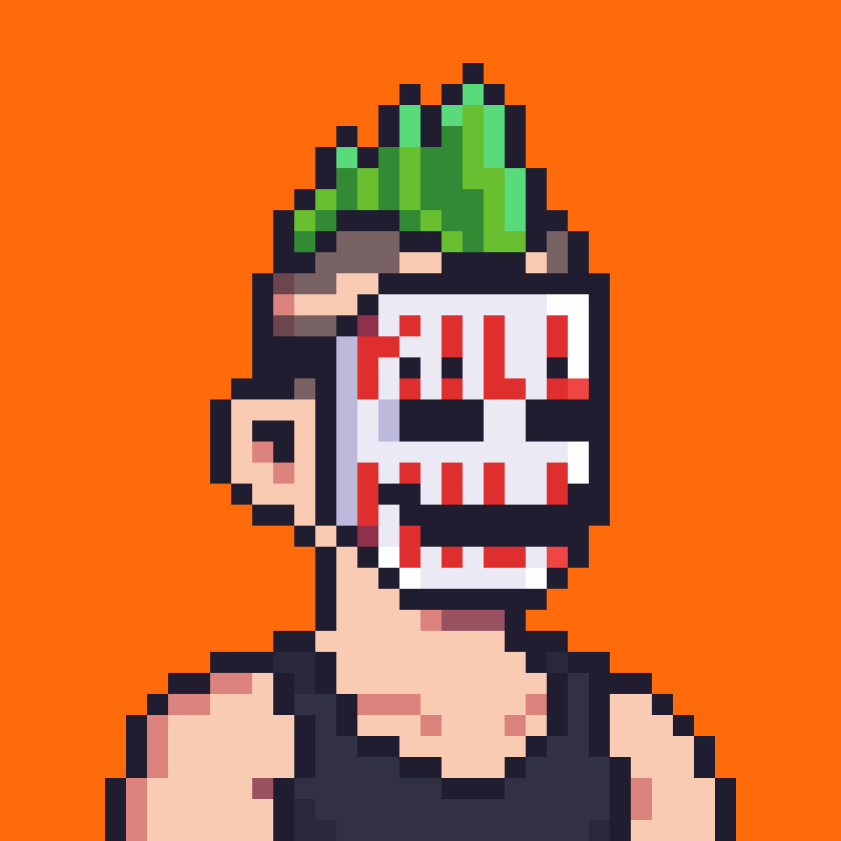Just scooped my First <a href="/gangscapital/">Gangs Capital</a> mask 😎🔥
#NFT #SolanaNFTs #Solana #PixelArt