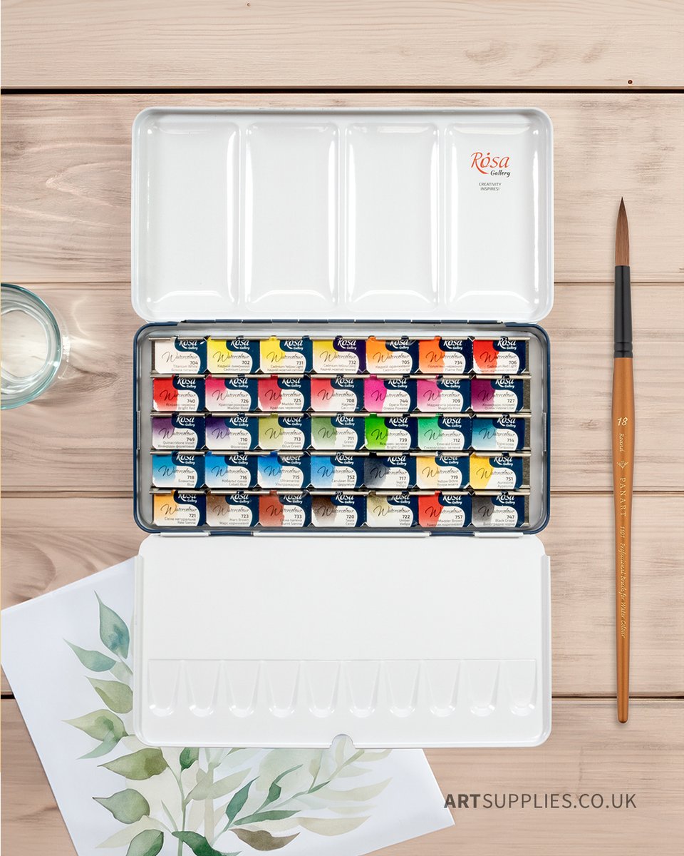 BromleysArt's tweet image. Discover Rosa Sets, ideal for new artists. Great value &amp;amp; vibrant colours that flow effortlessly. NEW exclusive 35 Pan Botanical set available now 👇

kbart.co/rosawatercolour

#rosagallery #madeinukraine #watercolourpaint #watercolourset #bromleysart #bromleysartsupplies