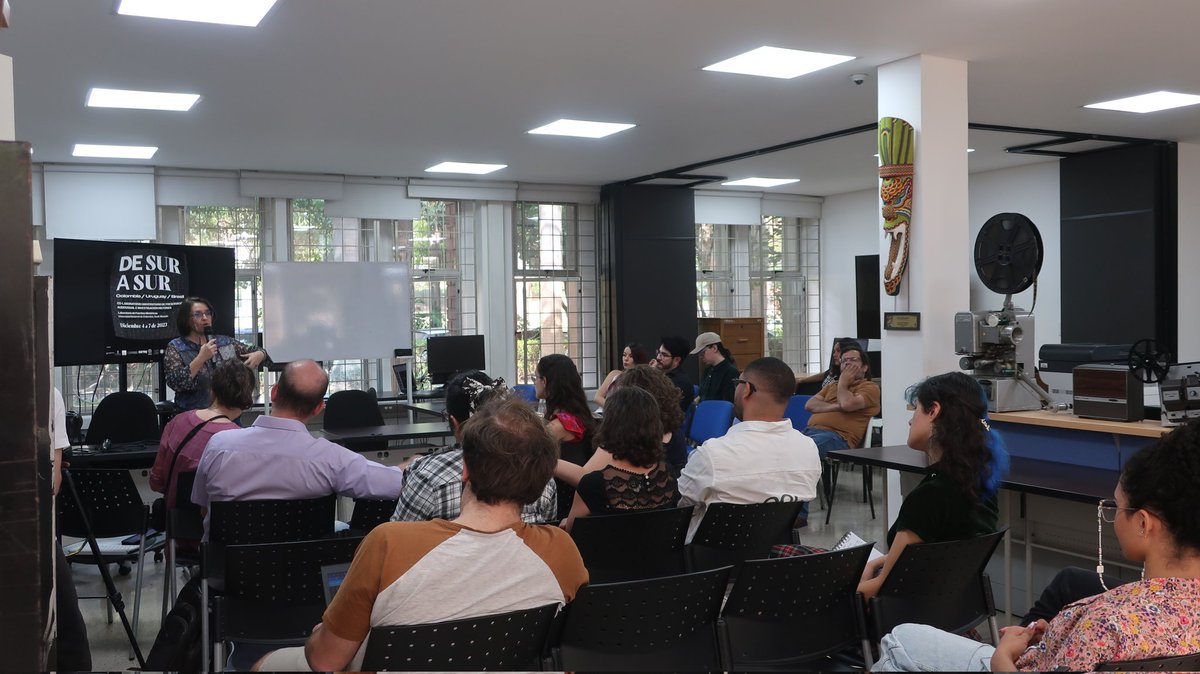 enrolladora's tweet photo. El Laboratorio de Fuentes Históricas y el Departamento de Historia de la @FCHE_UN son anfitriones del primer encuentro De Sur a Sur: Co-laboratorio Universitario de Preservación Audiovisual e Investigación Histórica. https://t.co/iMrjOpEh91