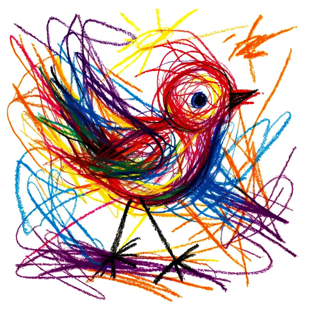 The best test to gauge AI progress shouldn't be based on how smart it is. The best test should be, "can it draw like a child?". This is what it thinks a 2 yr old can draw. It can't draw like a child, yet. And imo, it won't have made much progress until it can. 

#ChatGPT #dalle