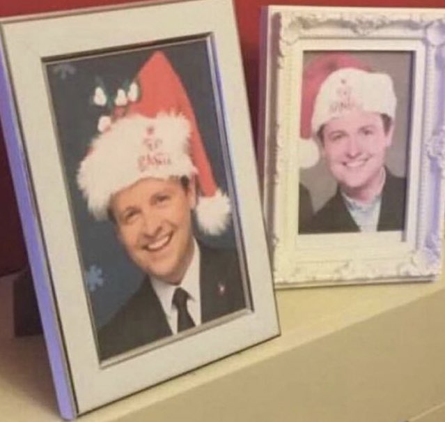 Just put the Christmas decs up.