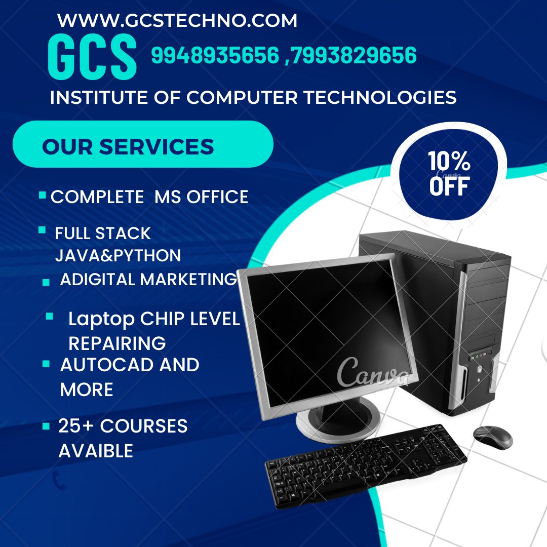 GCS-INSTITUTE OF COMPUTER TECHNOLOGIES (@GCS5656) / Posts / X