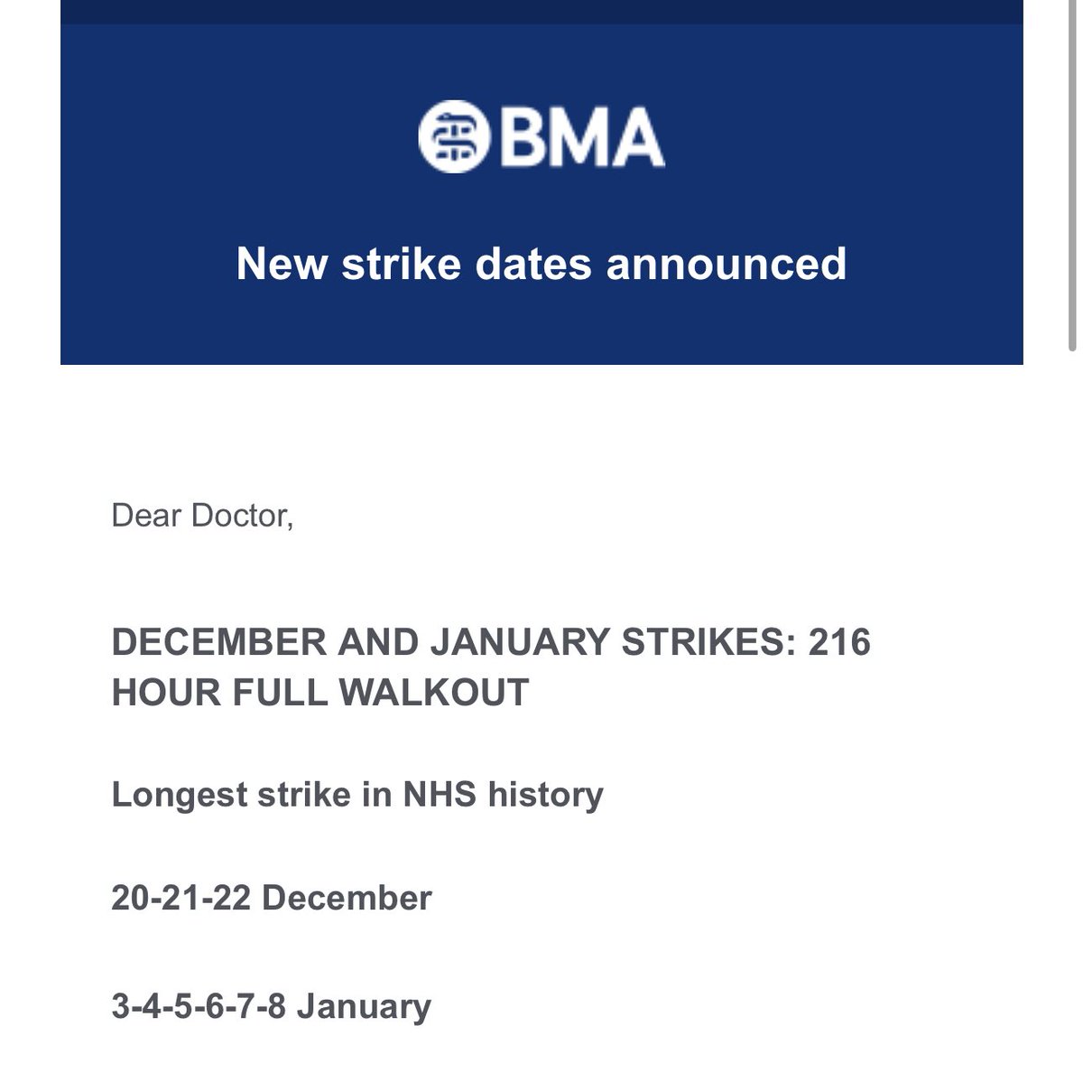 Crikey !! 
Here we go ✊🏽✊🏽✊🏽
#FullPayRestoration #DoctorStrike