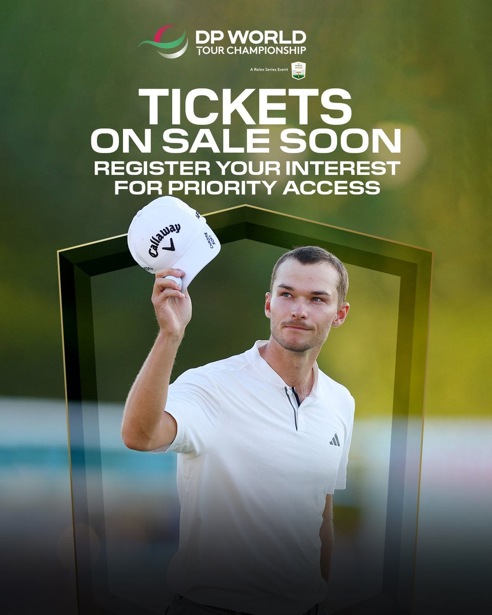 Don't miss out on priority access to the 2024 #DPWTC ticket launch, following sell out crowds last month! Register and be the first to secure your tickets for next year here: bit.ly/DPWT2024 #DPWTC #RolexSeries