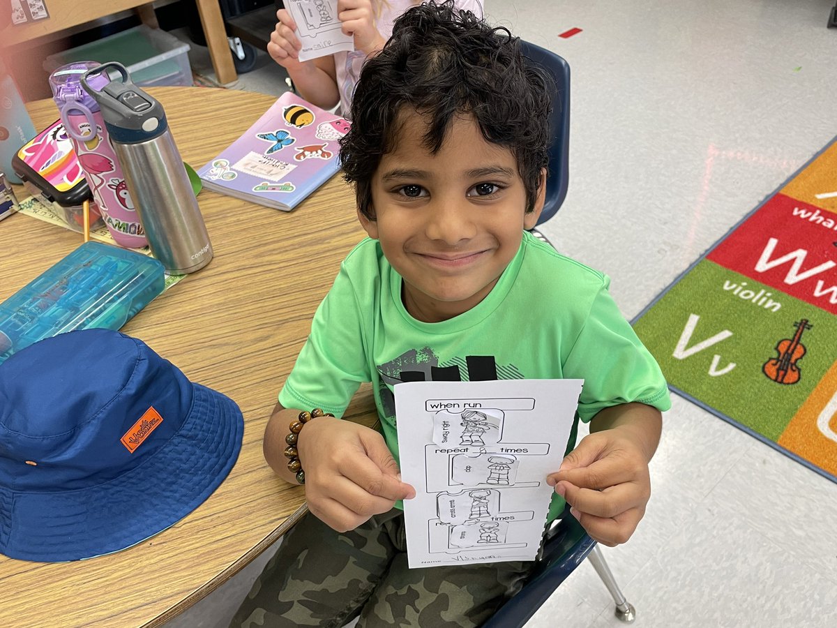 MCBernheart's tweet image. We kicked off Computer Science Week @ShortPumpES yesterday with camouflage/hat day and lots of coding! #CSEdWeek #ImpactsofComputing @HCPS_Innovates #ESInnovate