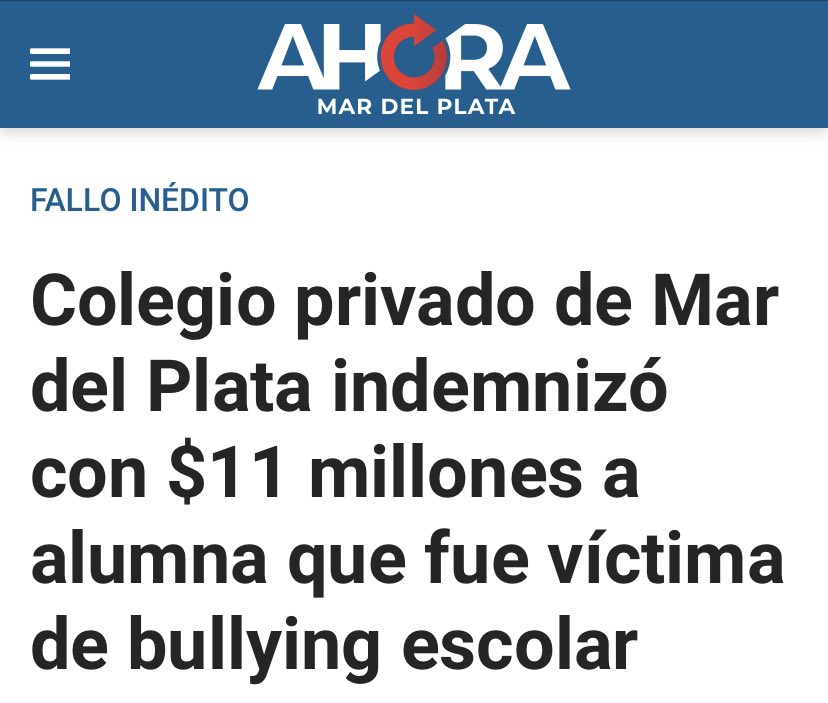 Hace tiempo venimos realizando talleres en distintas escuelas e instituciones de #MarDelPlata para prevenir y abordar la problemática del bullying. Sino se trabaja de manera integral y estratégica, este fallo no será inédito sino frecuente. Necesitamos al Estado, la escuela, los