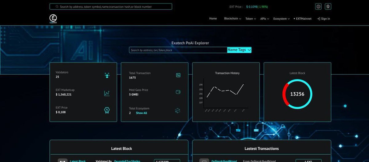 The latest updates on exatech's progress. Security testing enters stage 14 of the 15 stages that must be completed. website v3, explorer, white paper V3 and several dex platforms for EXT networks.