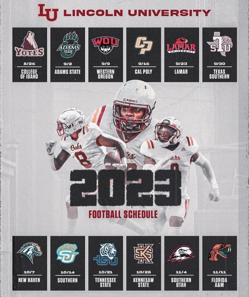 #AGTG BLESSED TO RECEIVE AN OFFER FROM LINCOLN UNIVERSITY ❤️💛  #GOOAKS #JUCOPRODUCT  <a href="/oaksfb/">Lincoln University Football</a> <a href="/RecruitGeorgia/">Recruit Georgia</a> <a href="/GeorgiaKnights1/">Georgia Knights Athletics</a> <a href="/HBCUGameday/">HBCU Gameday</a> <a href="/JUCOFFrenzy/">JUCO Football Frenzy</a>