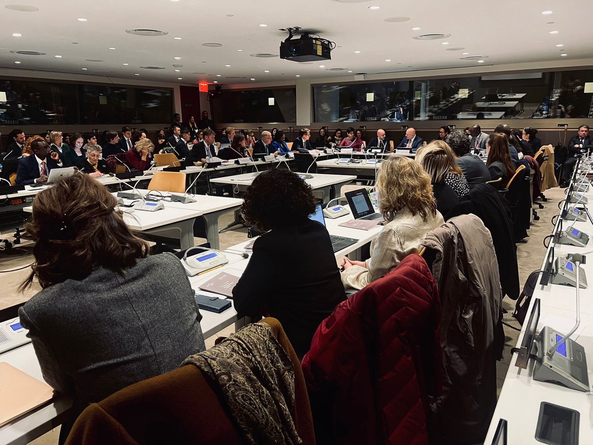 Wonderful to launch new ICC OTP Policy on Gender-based Crimes @UN yesterday w/ so many dear colleagues from civil society, national systems, UN. Thank you. In case you missed it: webtv.un.org/en/asset/k19/k… @atlas_women @4GenderJustice @IntlCrimCourt @UN_Women @endrapeinwar #ASP22