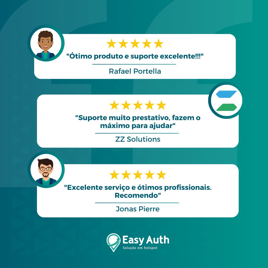 easy_auth's tweet image. 🤩 Receber depoimentos como estes nos enchem de alegria e motivação para seguirmos em frente.

Corresponder às expectativas de quem está ao nosso lado é uma missão que levamos a sério. É sobre tornar mais fácil!

#EasyAuth #MakeItEasy