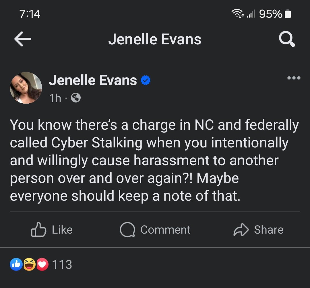 Jenelle is mad she's been gagged. Now she's going to go after cyber stalkers.🤣