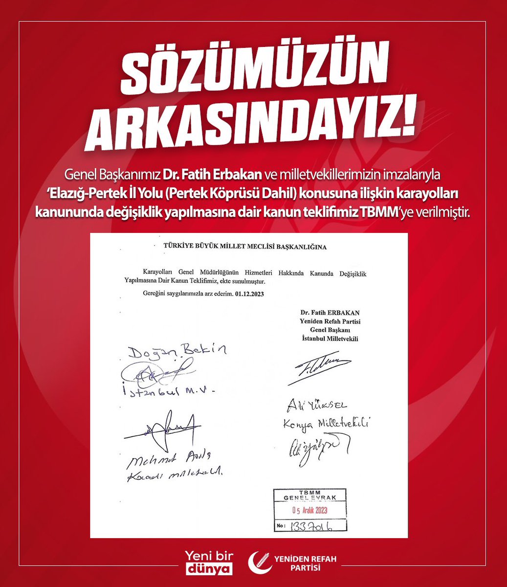 Sözümüzün Arkasındayız!