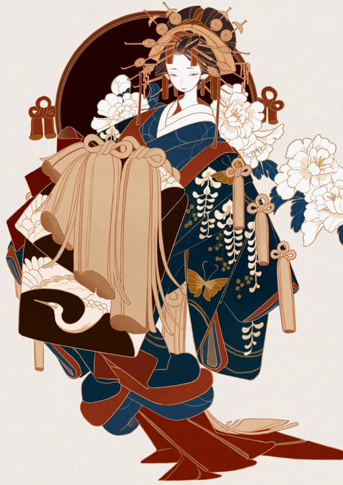「kanzashi」 illustration images(Latest｜RT&Fav:50)