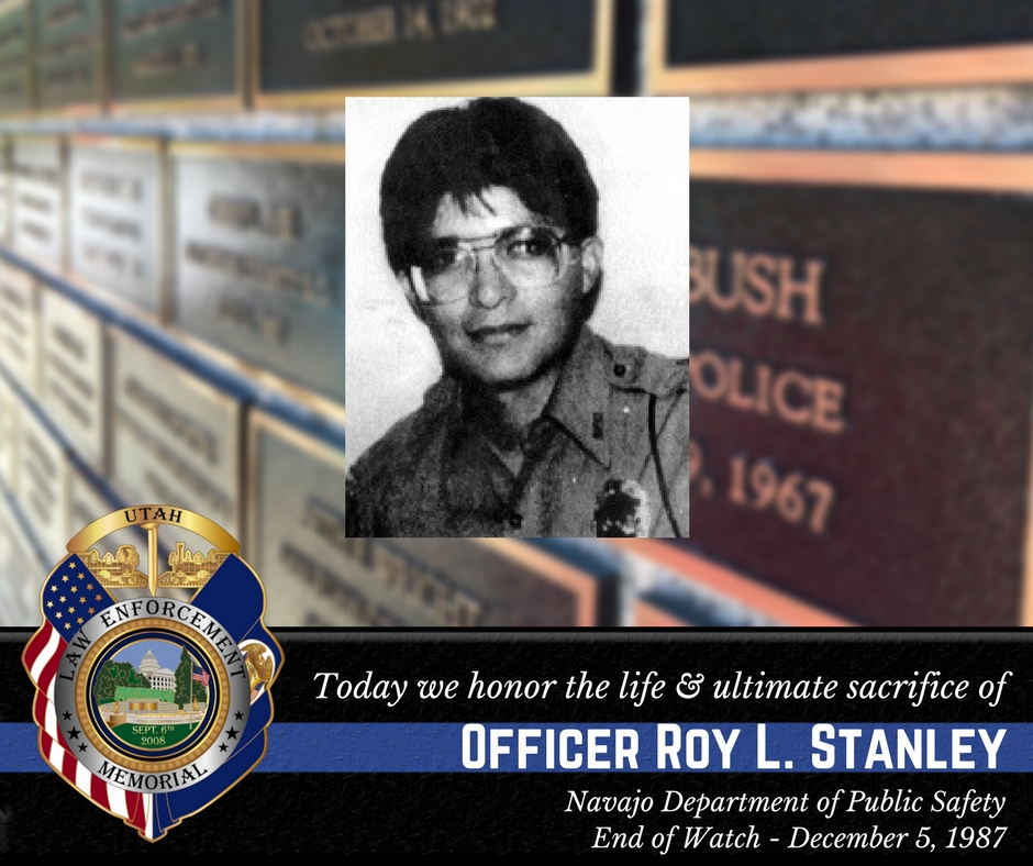 UtahsFallen's tweet photo. #OfficerRoyStanley  #UtahsFallen #ULEM #NavajoDepartmentofPublicSafety https://t.co/NasN3jxkmp