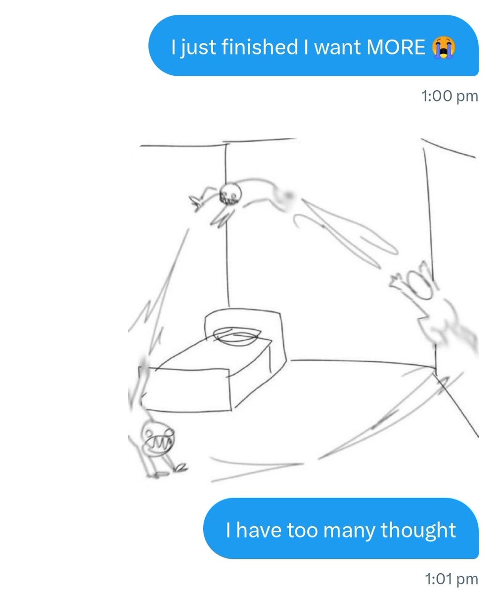 cherismomish's tweet image. #SystemCollapse

Thank you Aoife for letting me scream in your DMs 🫶