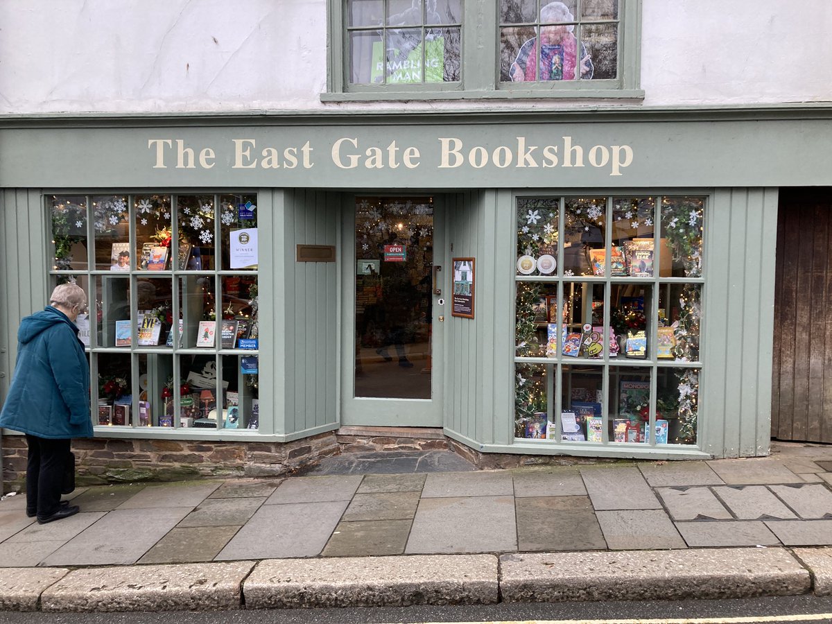 Adventuremice in the window at @EastGateBooks, Totnes.