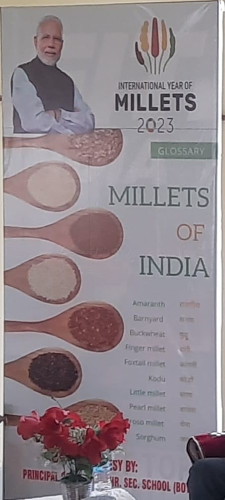 NCCDteJKL's tweet photo. Elevating awareness during the International Year of Millets! 🌾 Cadets in Jammu and Kashmir Region benefit from insightful lectures, contributing to a healthier future. #IYM2023 #MilletsAwareness #HealthForAll @HQ_DG_NCC @OfficeOfLGJandK @prodefencejammu https://t.co/vvxktuRQGB