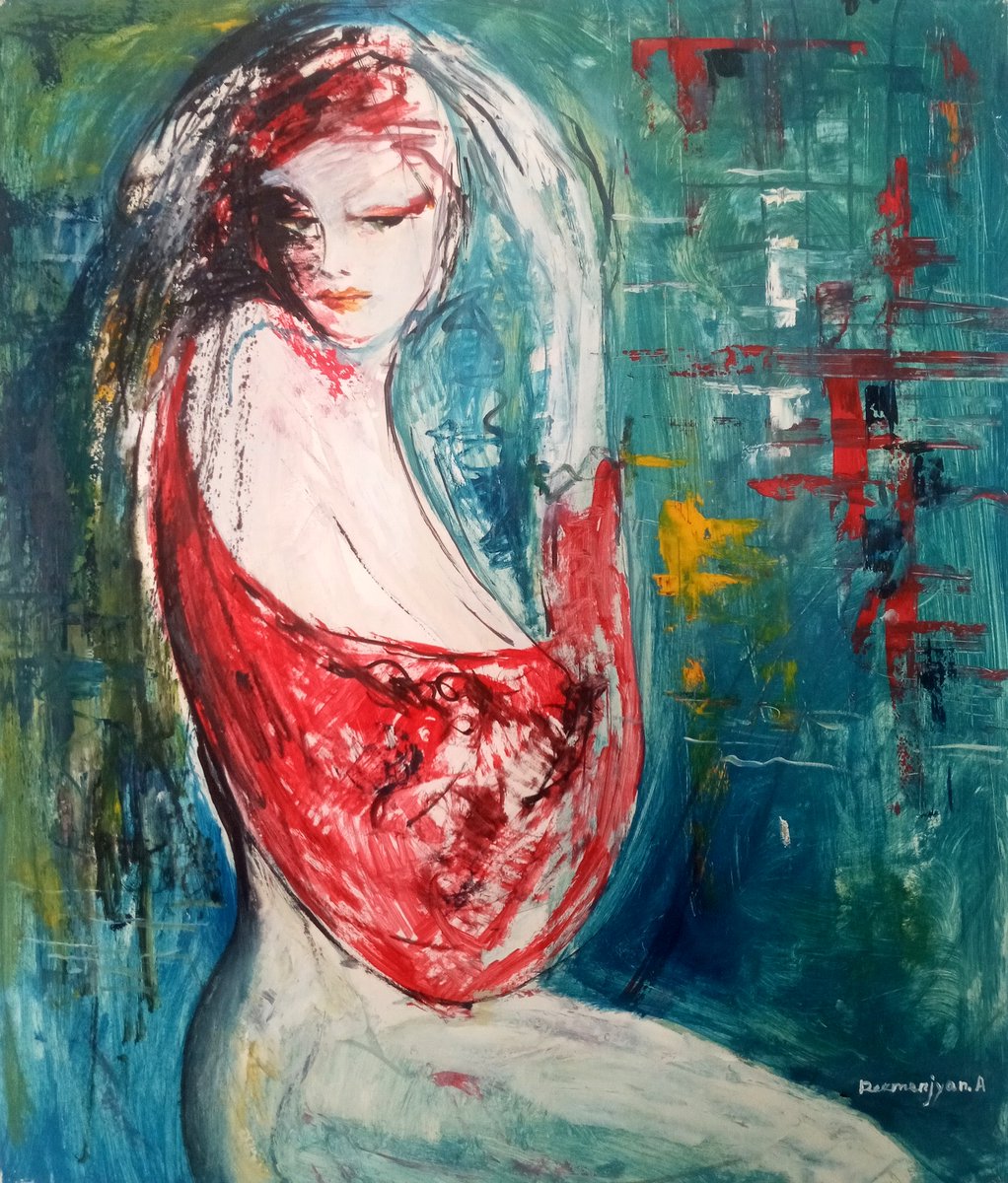 🎨Life is an illusion, 2020 | oil on paper | 80x70cm