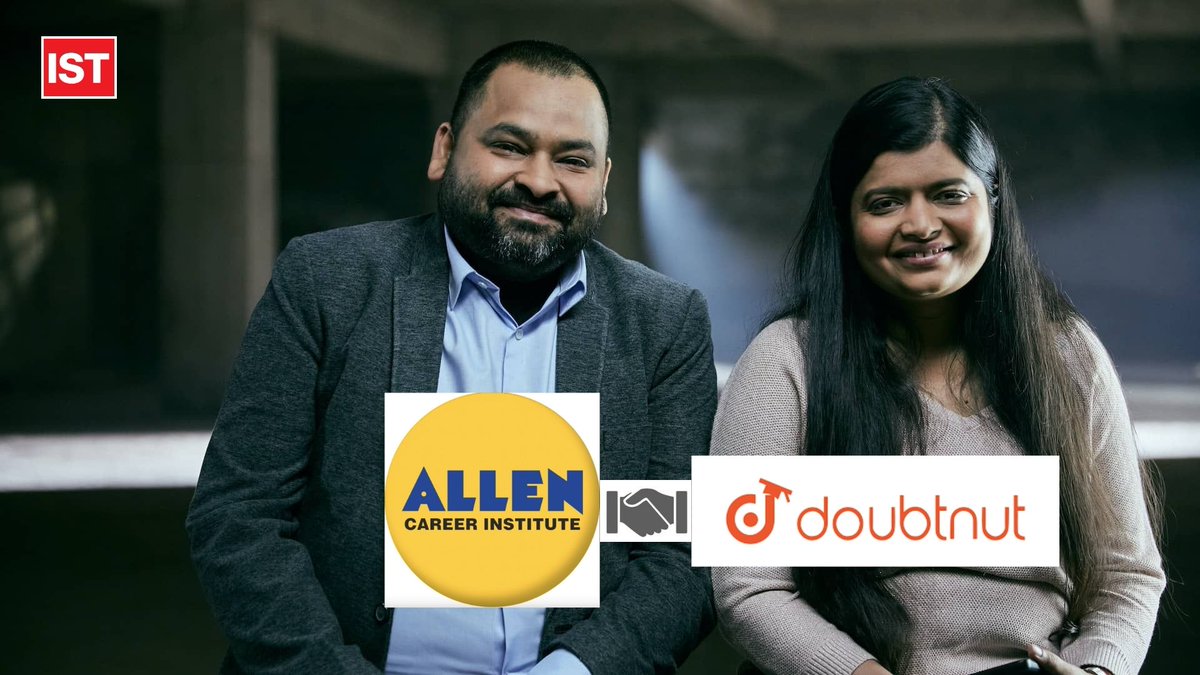 IStartupTimes's tweet image. Allen Career Institute acquired Doubtnut, signalling a major leap in tech-led learning. Students, prepare for a seamless blend of enriched curriculum and doubt-solving prowess! #AllenDoubtnut #DigitalEducation #TechInLearning tinyurl.com/mpt9d5j5