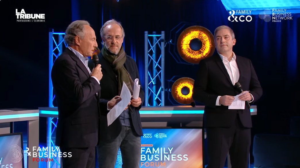 <a href="/LaurentAllard/">LaurentAllard</a> @And_co_eu <a href="/LafayD/">Denis Lafay</a> <a href="/LaTribune/">La Tribune</a> <a href="/BanquePalatine/">Banque Palatine</a> <a href="/GrantThorntonFr/">Grant Thornton FR</a> <a href="/FIDAL_avocats/">Fidal</a> <a href="/implid_groupe/">implid</a> <a href="/FranceInvestEU/">France Invest</a> <a href="/Bpifrance/">Bpifrance</a> #FamilyandBusinessForum - « Les entreprises familiales, c'est 50% des emplois en France et 83% des entreprises en France. »

💬 Philippe GRODNER, Président du FBN